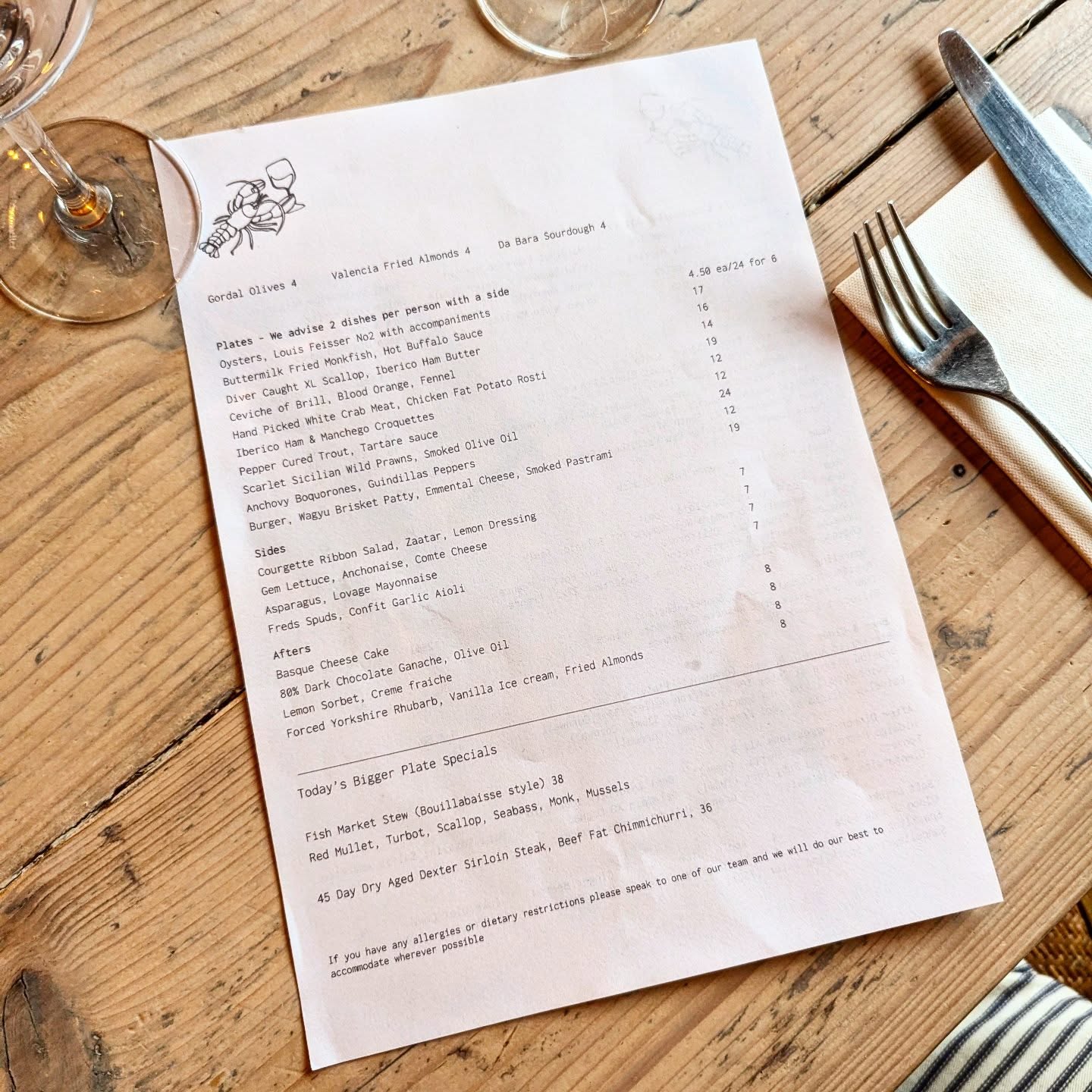 This week's menu, lots of tables available and don't forget we are also open on Sunday Lunchtime.
Call or Whatsapp 07832323233
Email; bookings@thefishmarketlooe.com
Online; www.thefishmarketlooe.com