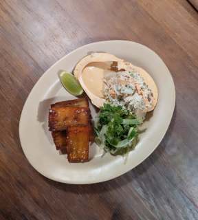 Dressed Crab, Brown crab mayonnaise, Chicken fat layered potatoes, fennel and chervil salad
On the menu all weekend